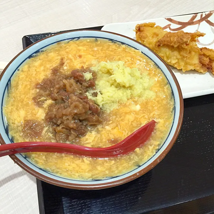 丸亀製麺 肉玉あんかけうどん|ユズさん