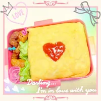 Snapdishの料理写真:旦那のお弁当♥|小悪魔きょうちゃまさん