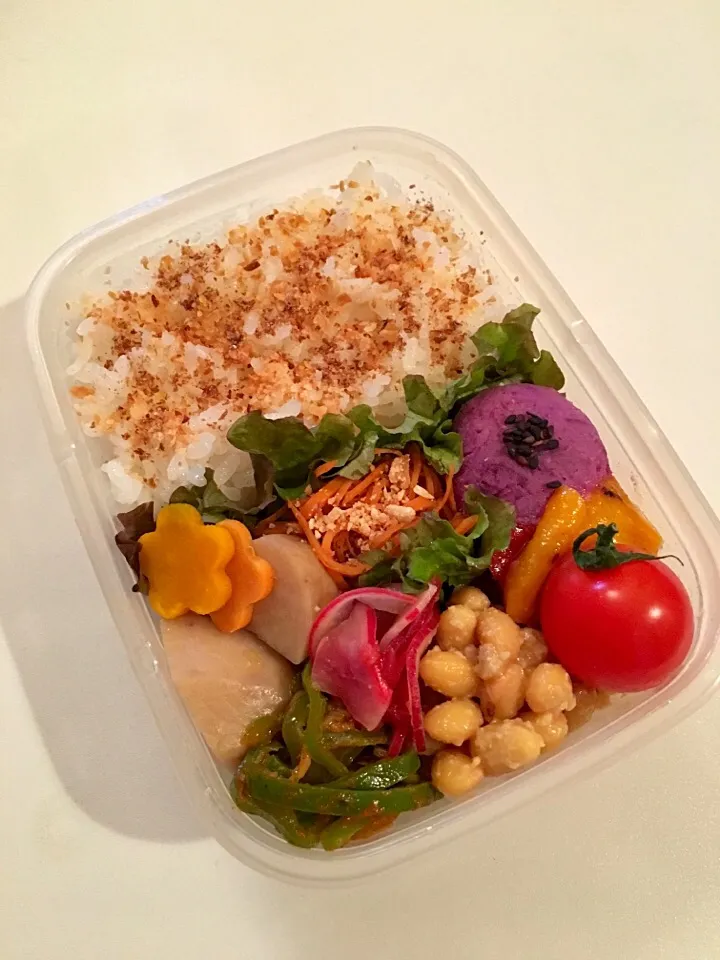 Snapdishの料理写真:Veganお弁当🍱2016/11/8|RISARISAさん