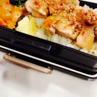 Snapdishの料理写真:本日の旦那弁。|momonosukeさん