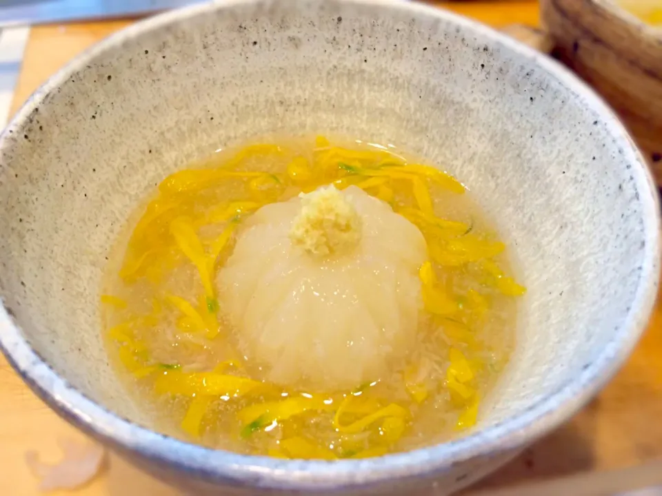 出張シェフのお料理～菊花カブラ 花弁餡～|マイシェフさん