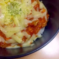 ミートソース…丼？|はづきさん