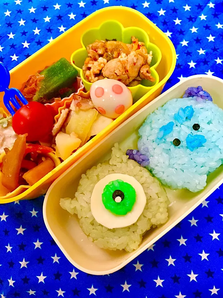 Snapdishの料理写真:長男 年中さん 幼稚園 お弁当✴︎|ひかりさん