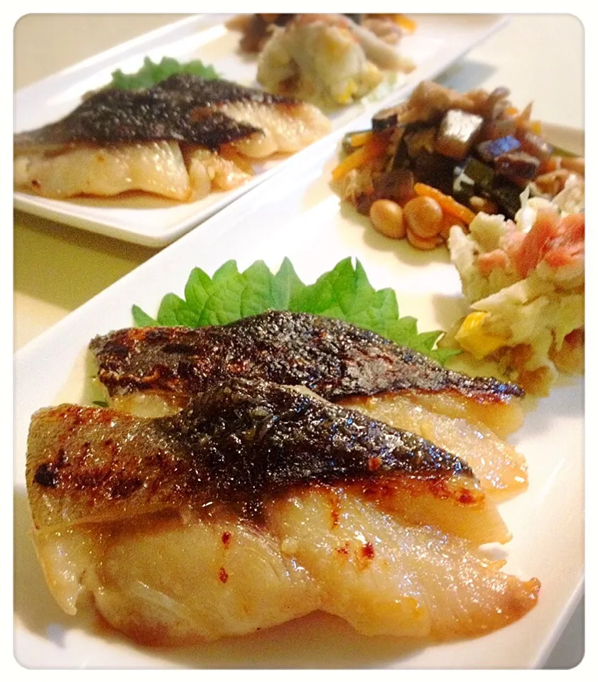 銀だらの西京焼き。Grilled Black Cod marinated with miso paste|toyamadaさん