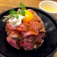 ローストビーフ丼ランチ|ちぃさん