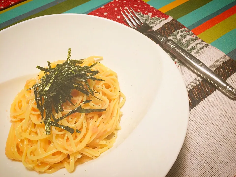 〜たらこ🍝パスタ〜|るかるんさん