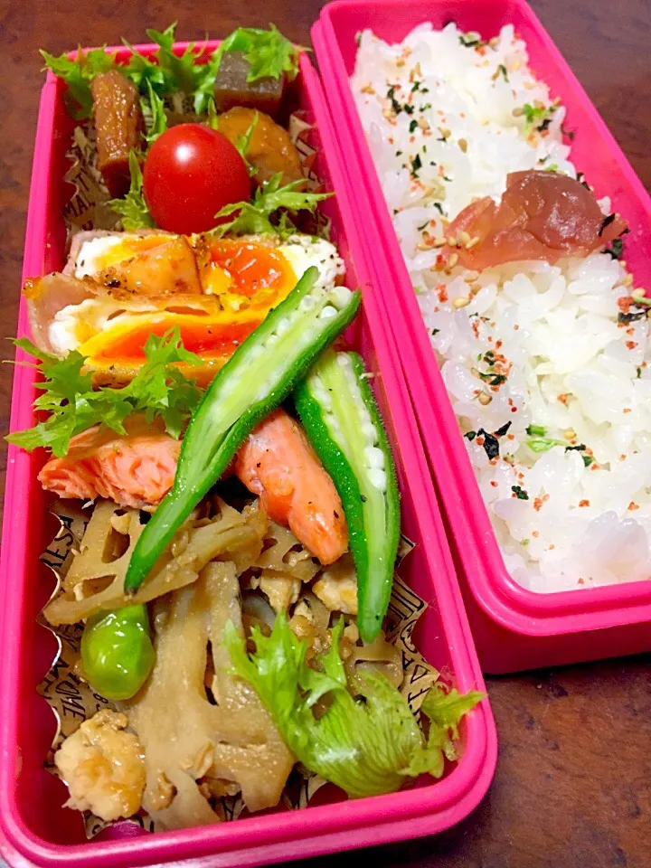 Snapdishの料理写真:｡:°ஐ♡*高2娘お弁当｡:°ஐ♡*|☆☆あやや☆☆さん