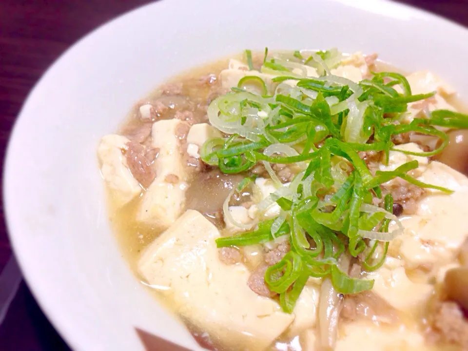 そぼろのあんかけ豆腐♡|もかちぃさん