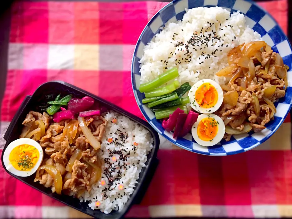 11/10❁旦那さん弁当と自分用ワンプレートランチ❁|つんさん