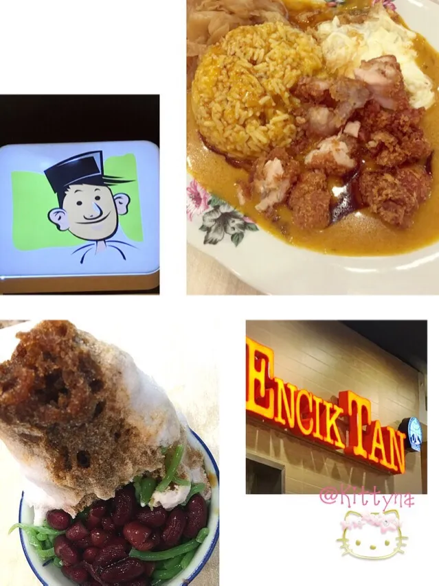 🍧  Penang cendol 🐓 Chicken ✂️cutlet 🍛curry rice 👍💦|🎀Kittyna🌸さん