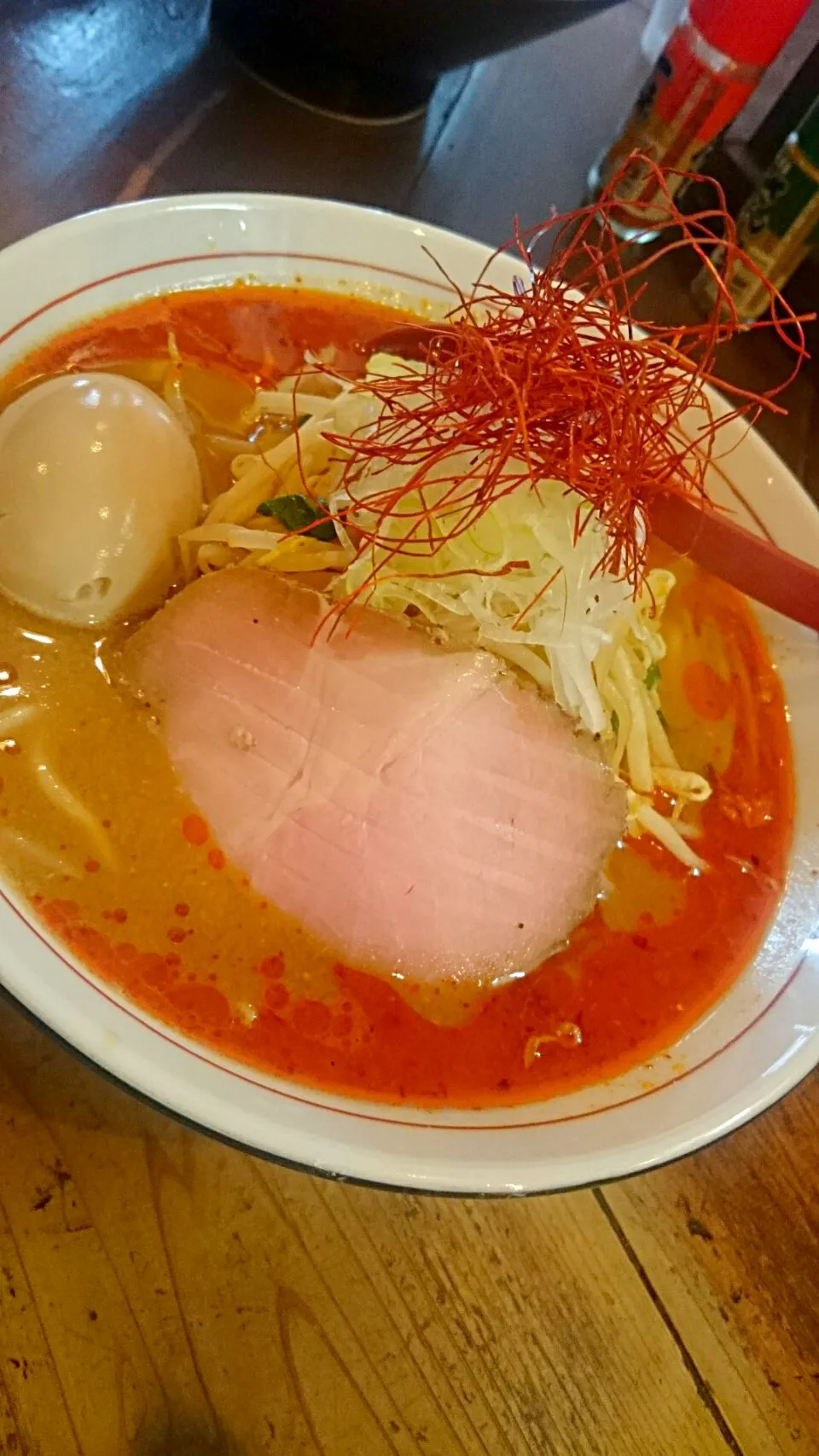 Snapdishの料理写真:味たま辛味噌ラーメン #鶉|mayuさん