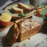 Snapdishの料理写真:Persimmon Loaf Cake  ／柿のローフケーキ