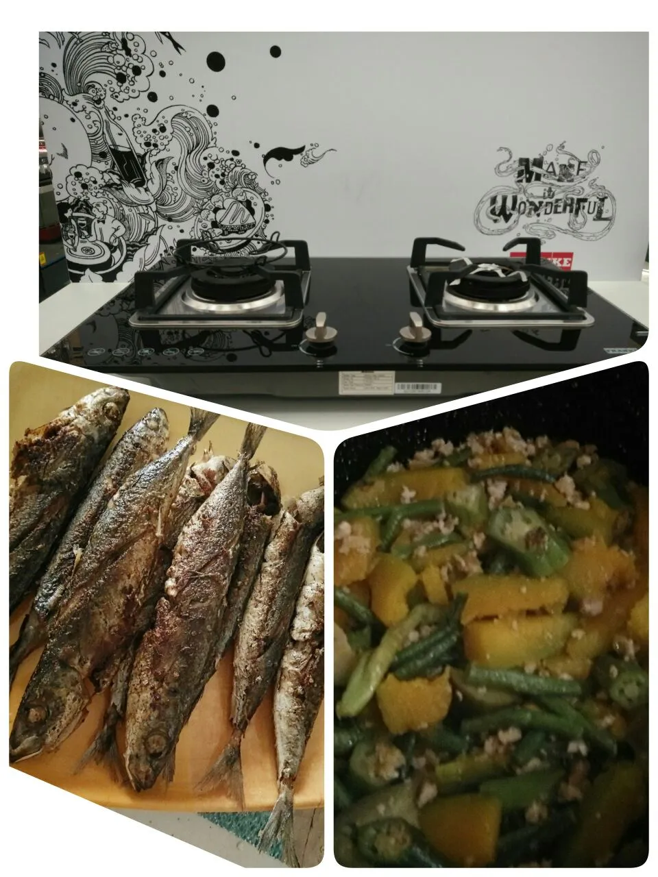 fried galonggong fish with assorted veggies...|lynnさん