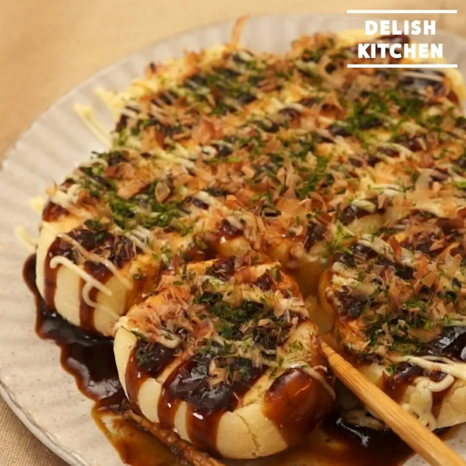 Snapdishの料理写真:【動画】たこ焼き風ちぎりパン#delishkitchentv|DELISH KITCHENさん