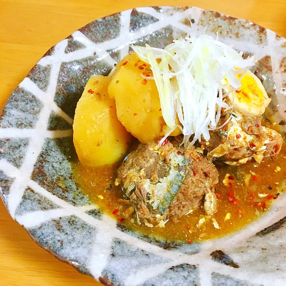 サバじゃが🐟  
鯖缶とおいしいポテトがあればすぐに出来る！肉じゃがより好きです♡|kctreeさん