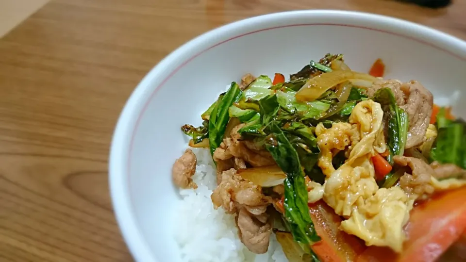 豚の生姜焼きにしたかった丼|ようかんさん