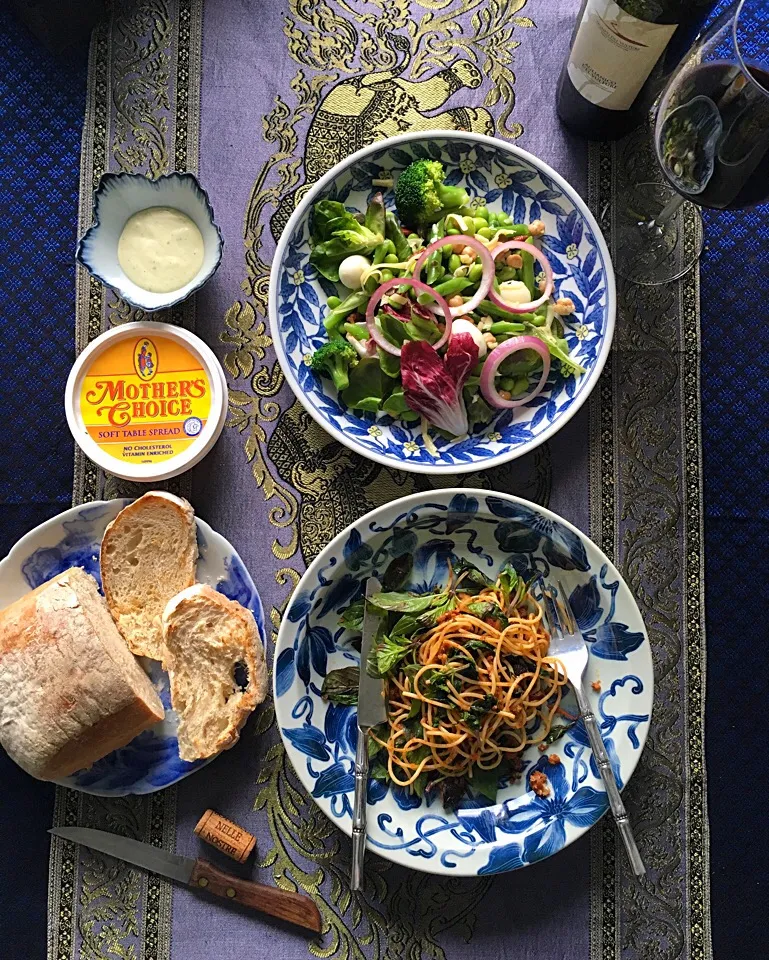 มื้อเย็นกับ Spaghetti Balognese w Green Salad|jirawanさん