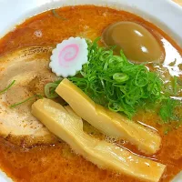 Snapdishの料理写真:麺屋 じすり🍜🍥海老味玉そば🍤🍤|丹音さん