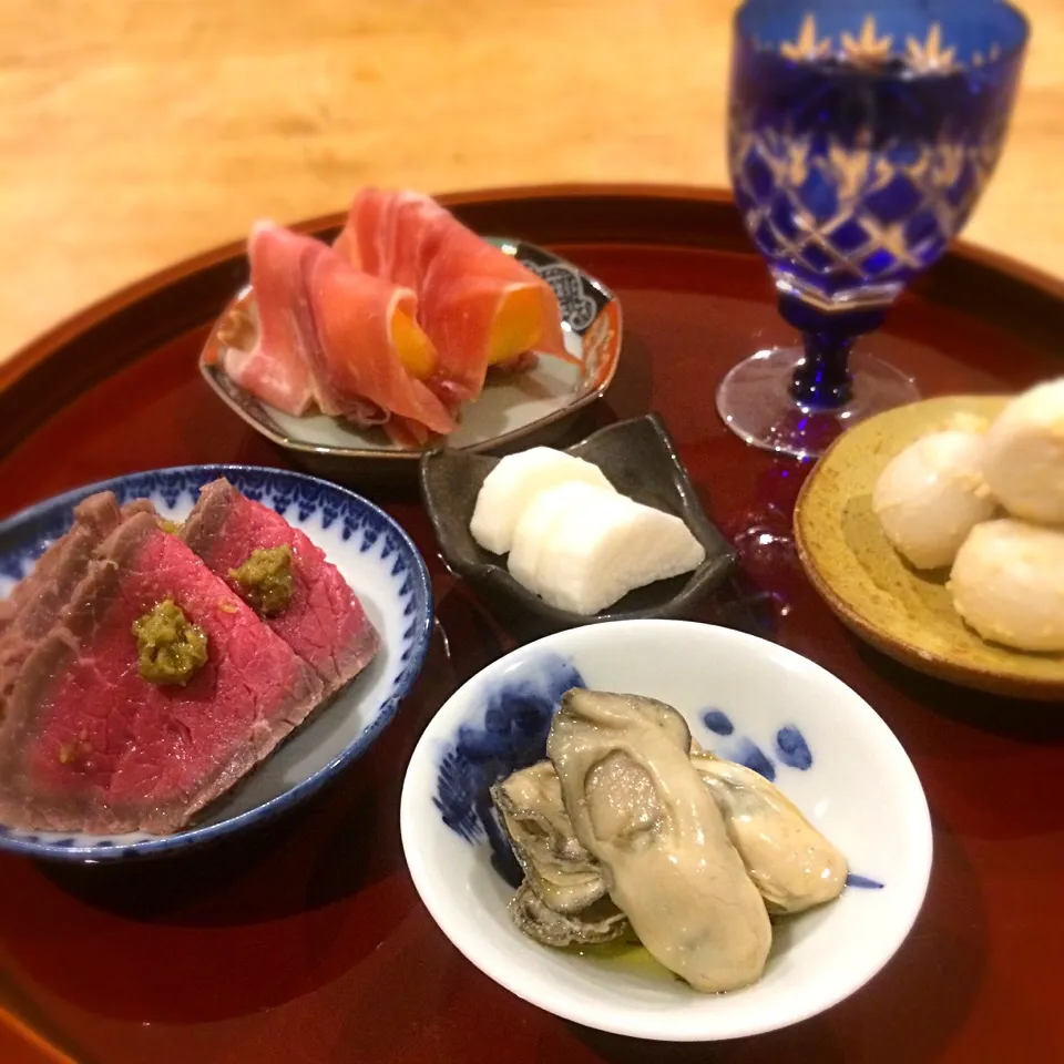 Snapdishの料理写真:本日の家呑みセット|acoさん