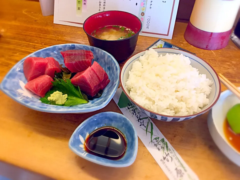 那智勝浦 竹原 まぐろ定食|yirtmdさん