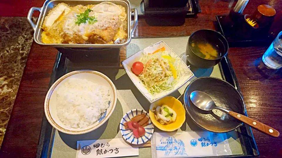 豆腐カツ煮定食|じょうさん