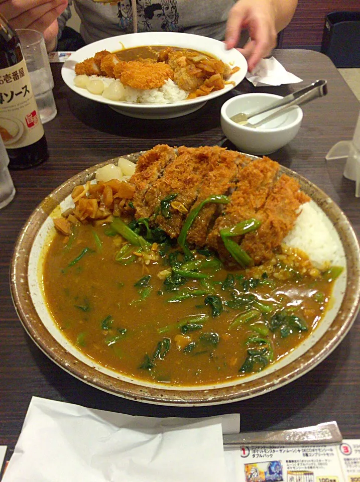 ★☆おでかけランチ☆★最近週一位のペース♪CoCo壱番屋の牛メンチ勝つカレープラスほうれん草♪|さとみさん