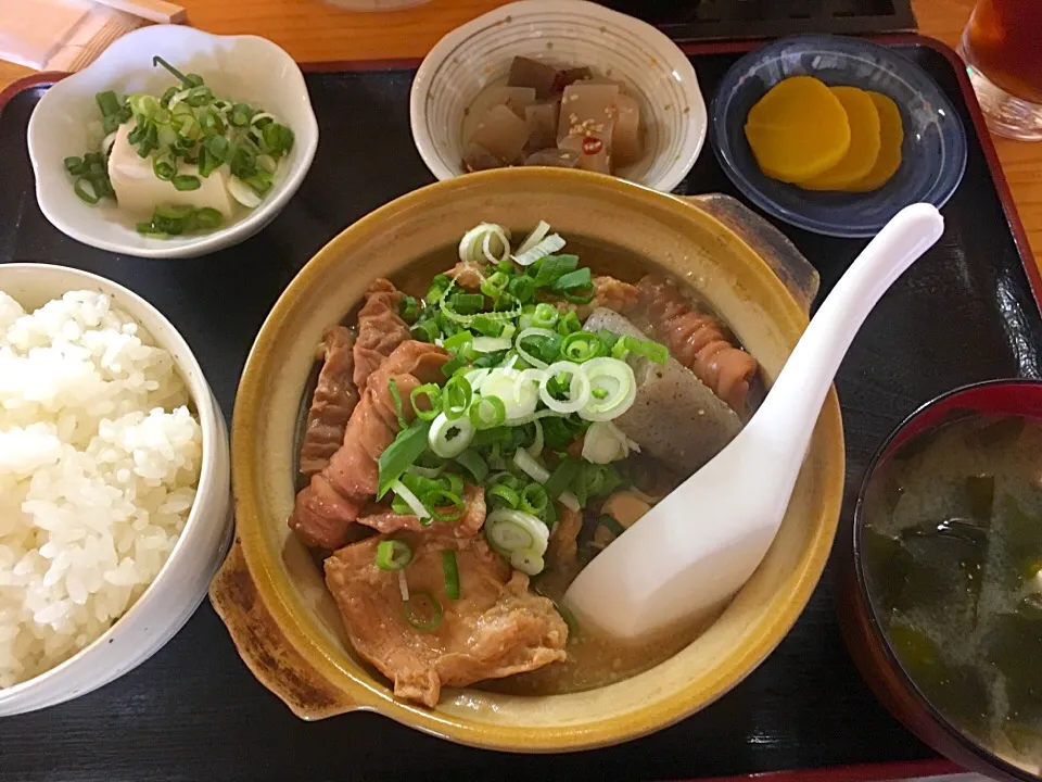 こってりもつ煮定食(もつ大盛)|kobaさん