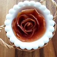 蜜子副産物  皮でビクトリアンローズ🌹