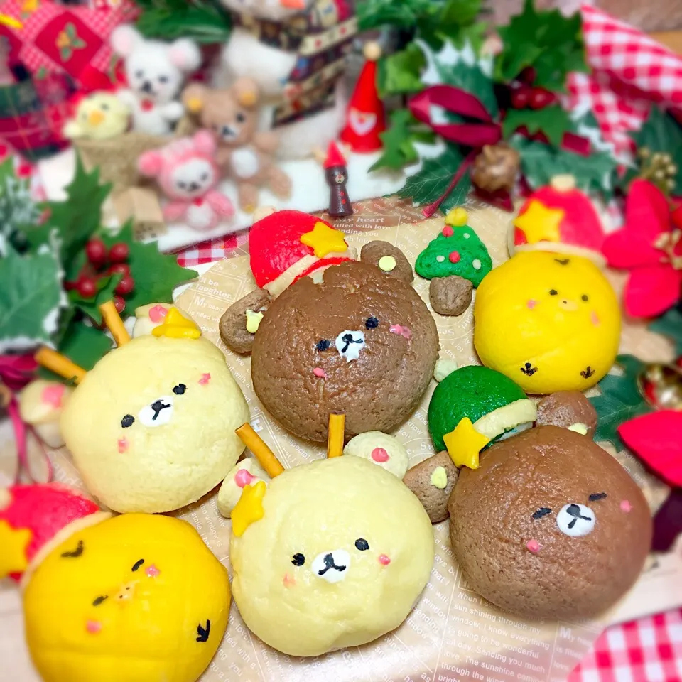 リラックマ🐻クリスマス🎄メロンパン|せいこさん