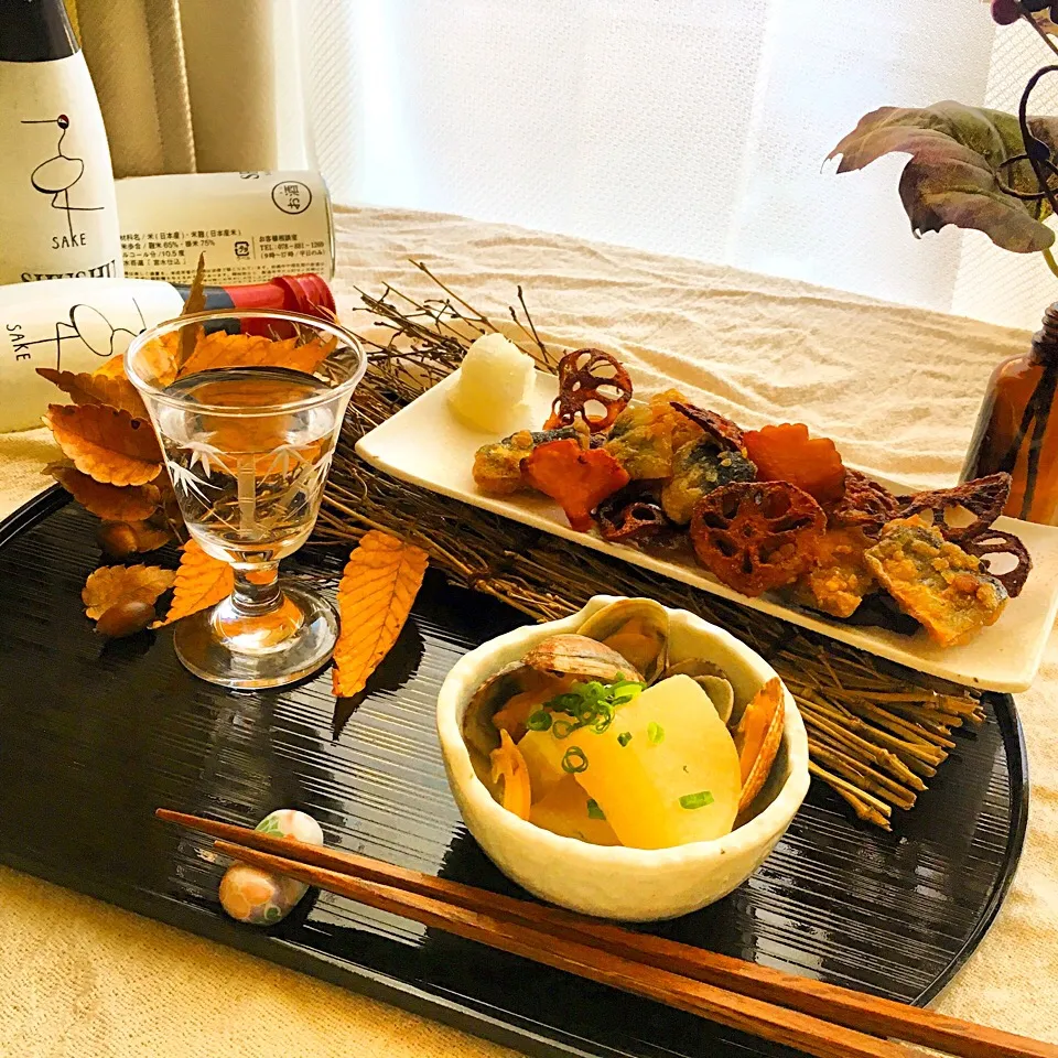 Snapdishの料理写真:沢の鶴  SHUSHUを使った料理🍶|nainaiさん