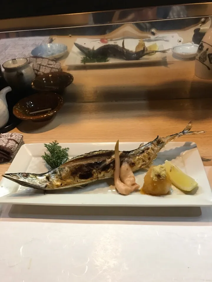 Snapdishの料理写真:秋刀魚の塩焼き|ZekeSe7enさん