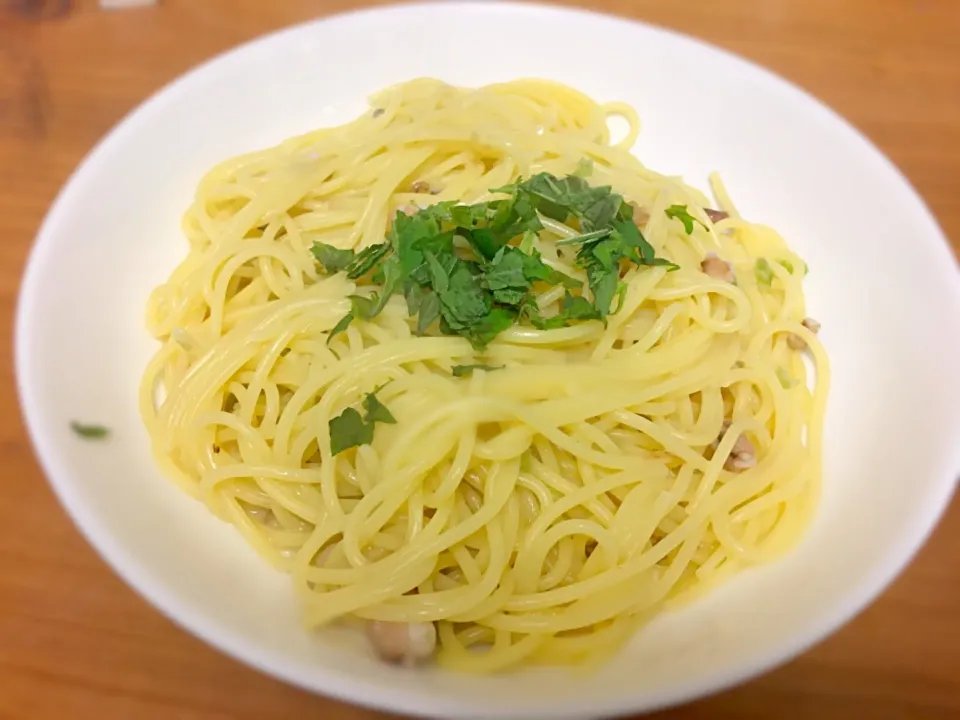 タコワサパスタ|こにさん