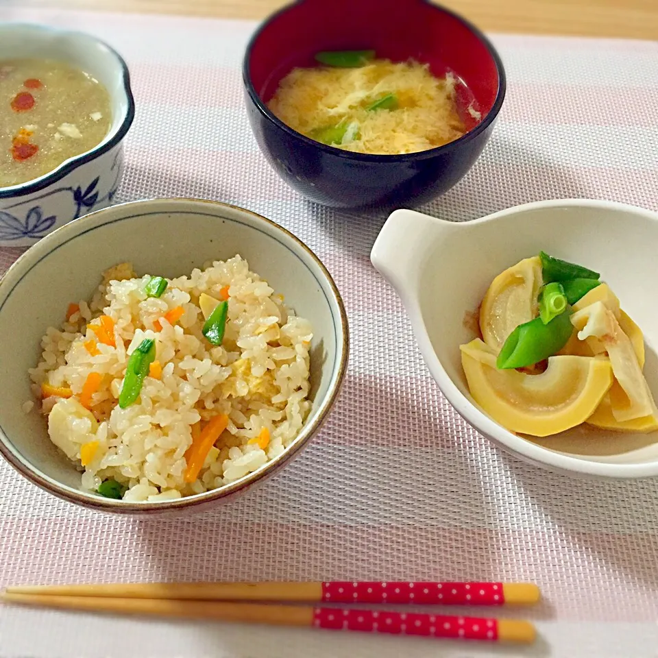 筍ご飯と筍の煮物|なおみキャンベルさん