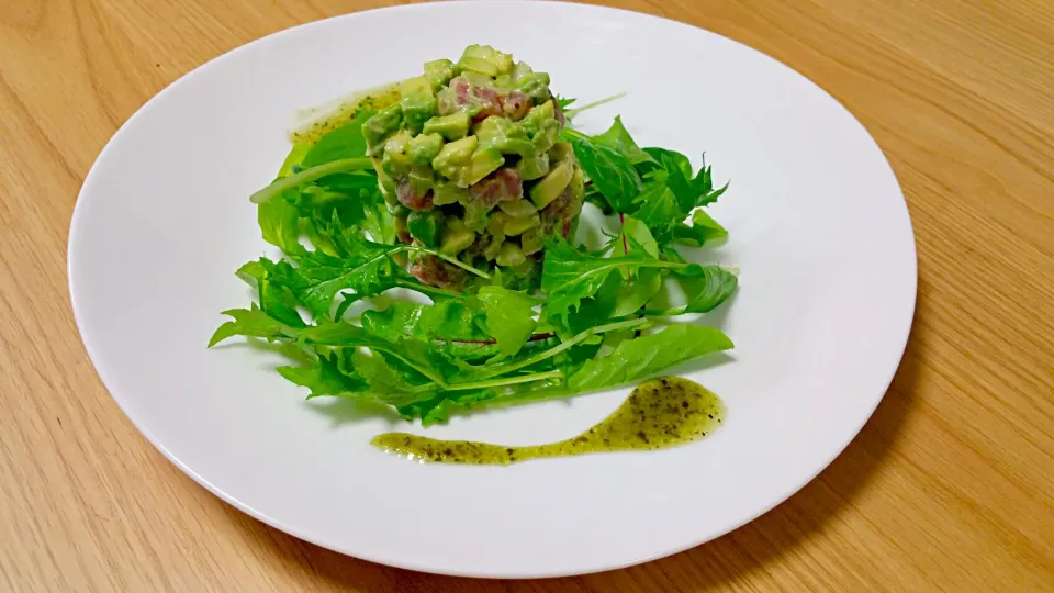 まぐろ&アボカドタルタル★♪　#French cuisine  #tuna and avocado tartare  #homemade|nene_rozieさん