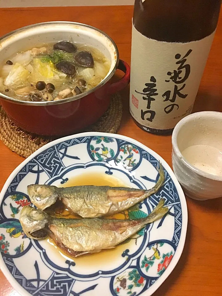 Snapdishの料理写真:小アジの南蛮漬け|Carolineさん