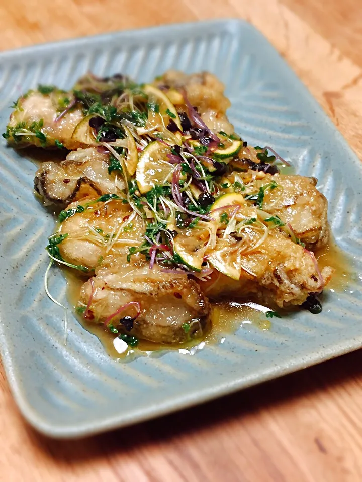 揚げ焼き牡蠣のすだち醤油漬|TKさん