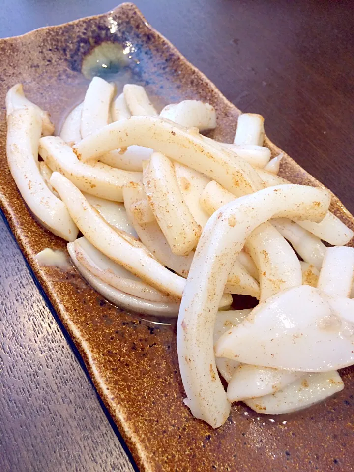 イカのバター焼き|男オオカミさん