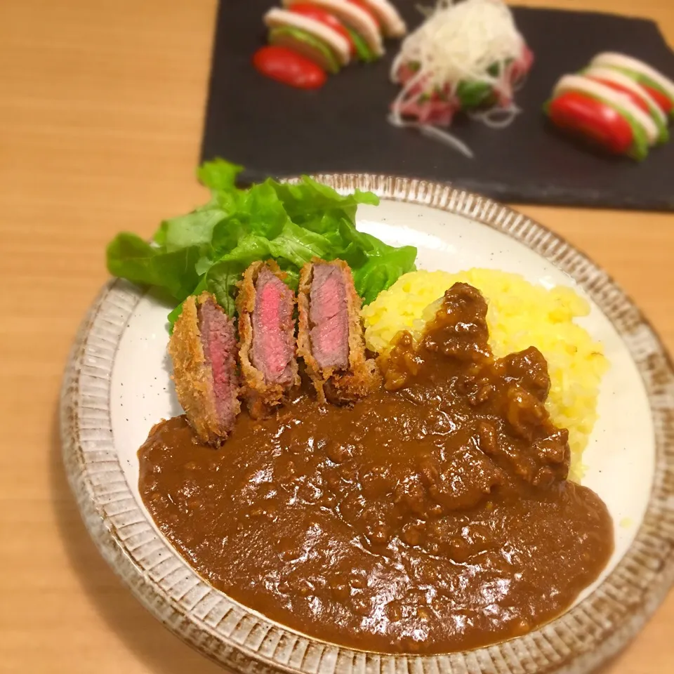 牛カツカレー|奥泉いづみさん