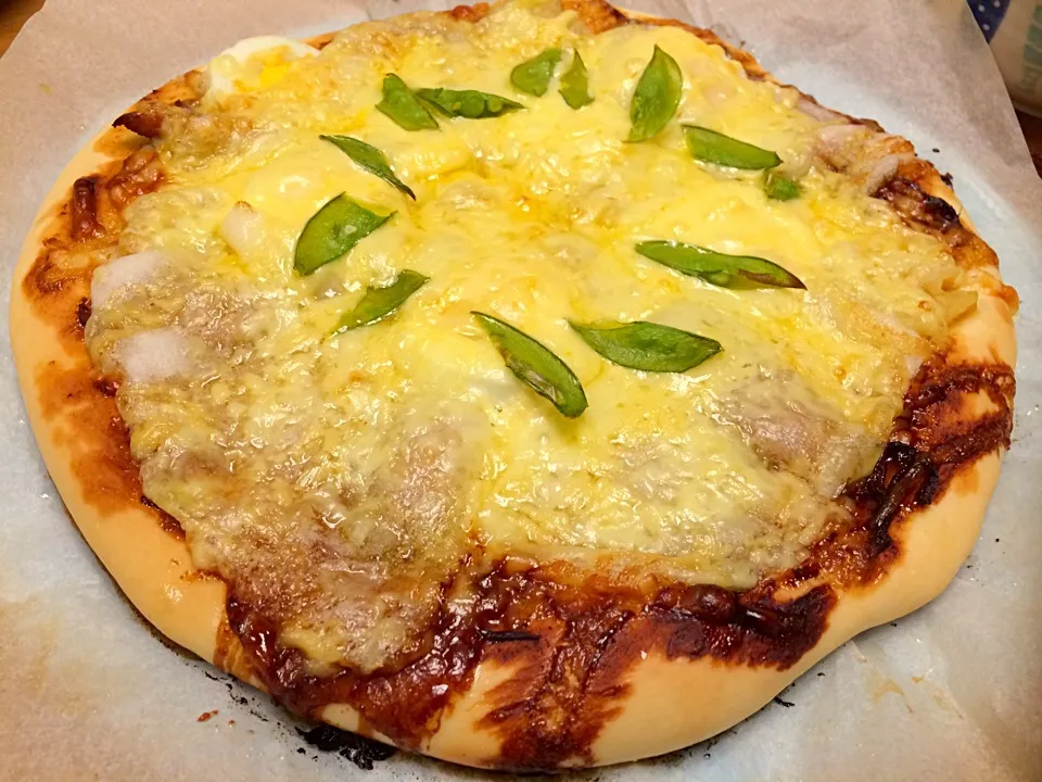 Snapdishの料理写真:照り焼きチキン Analyn Austriaさんの料理 Margherita Pizza|Sanjiさん