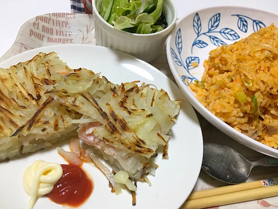 Snapdishの料理写真:🌟じゃがいものハムチーズガレット|ゆりえさん