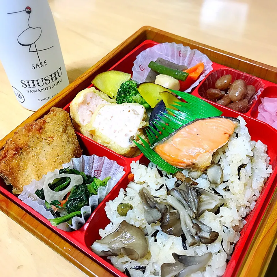 日本酒 SHUSHUとスーパーの栄養バランス弁当 #SHUSHU|たまこっこさん