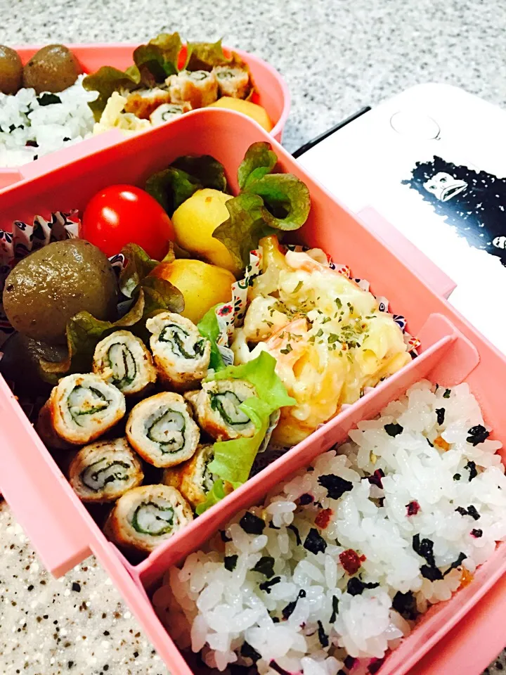 Snapdishの料理写真:今日の娘っちの お弁当|えみちさん