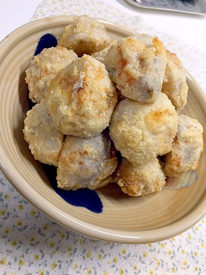 里芋のカラッと揚げ|三姉妹のママさん