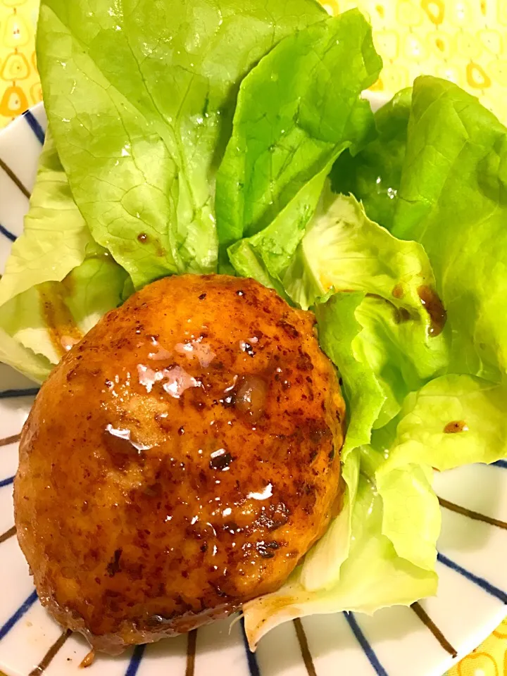 豆腐入り照り焼きハンバーグ|トモさん