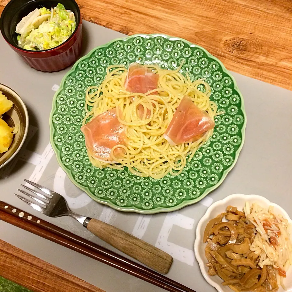 柚子胡椒のジェノベーゼ風パスタ|acoさん