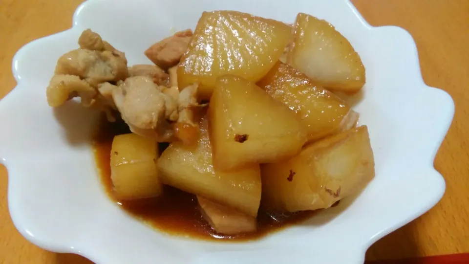 鶏もも肉と大根の煮物|ざきさん