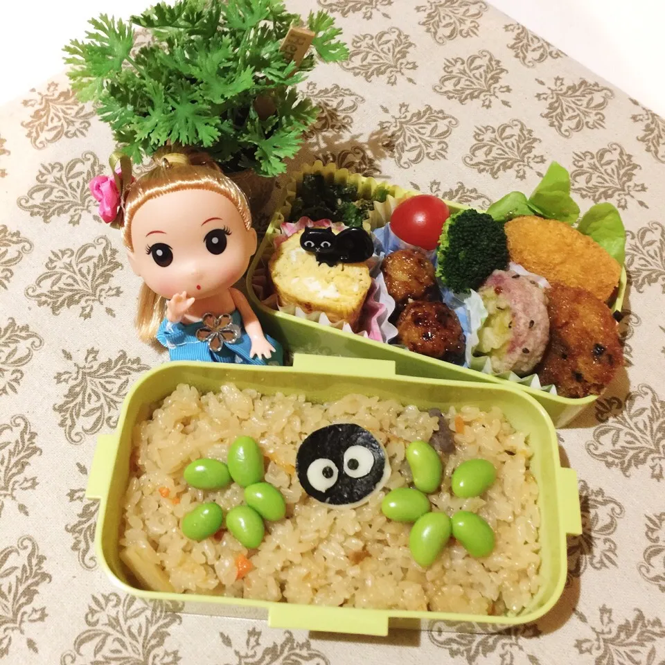 Snapdishの料理写真:11/15❤︎実家母の混ぜごはんお弁当❤︎|Makinsさん