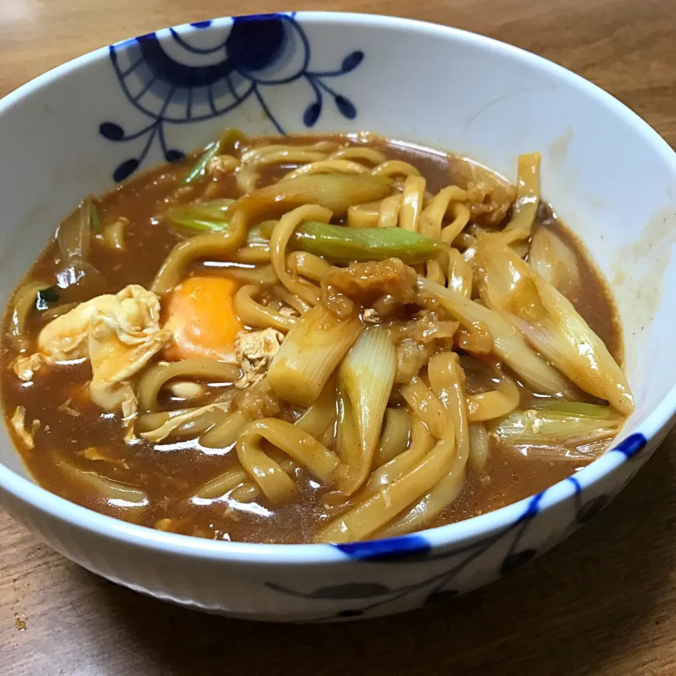 朝から味噌煮込みうどん〜😊|こぶたちゃんさん