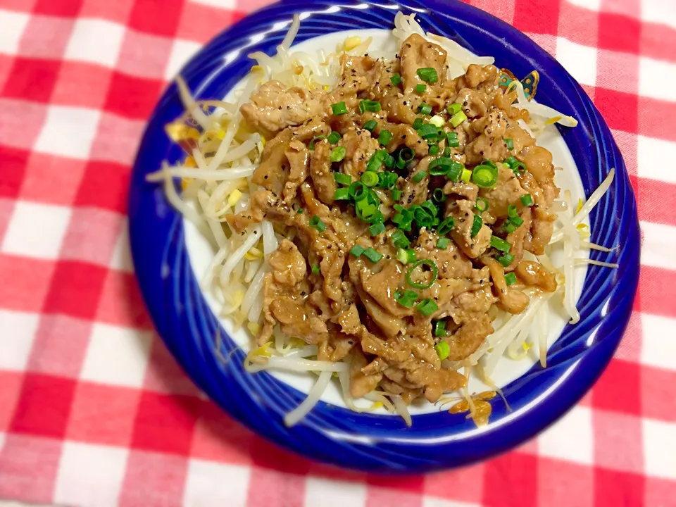 豚肉のうまだれもやし|えいくんママさん