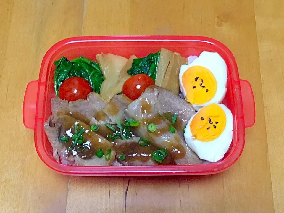 チャーシュー丼弁当(*^^*)|sachiさん